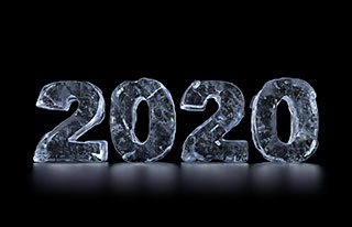 2020-2040晶莹剔透逼真冰块字超清JPG叠加素材